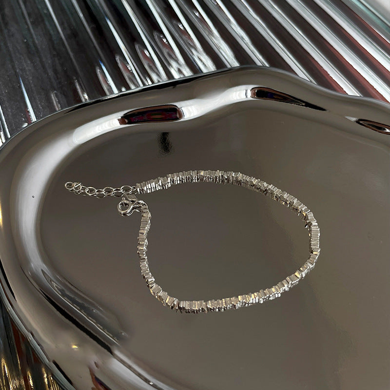 Wholesale sterling silver titanium steel creative sweater chain necklace